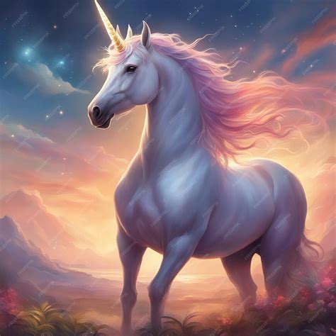Premium AI Image | View Of The Magical And Mythical Unicorn Creature ...