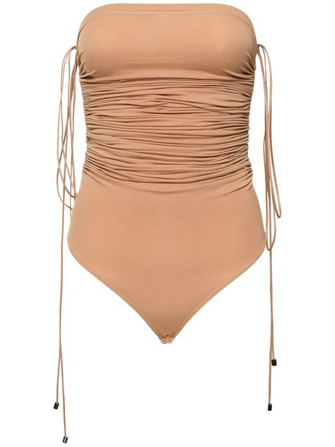 WOLFORD Fatal Draping String Bodysuit Wolford