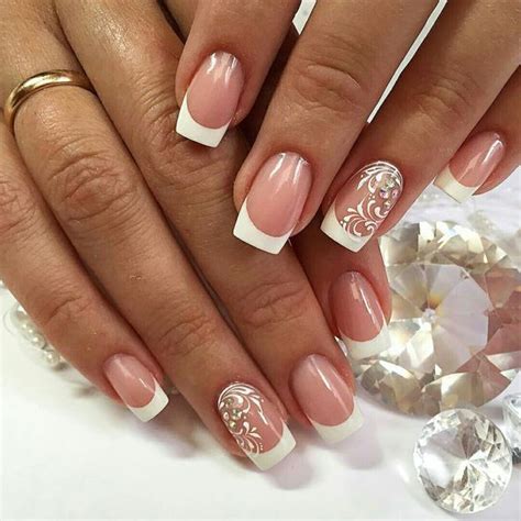Manicura Francesa para Novias Bellas – Manicuravip.com | Wedding nails ...