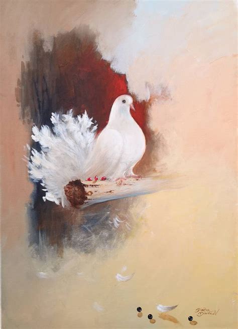 pigeon Painting by Dimitar Dimitrov | Saatchi Art