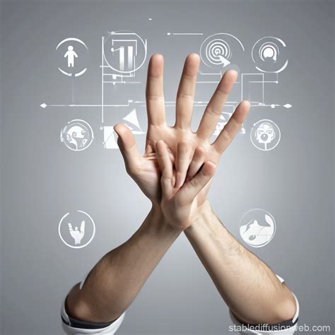 hand gesture recognition system stable diffusion