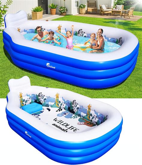 Large Inflatable Swimming Pool for Kids and Adults,Thickened Adult Pool