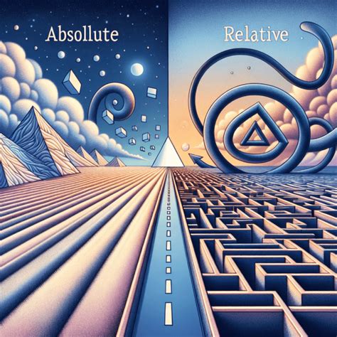 absolute  relative