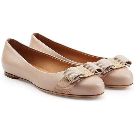 Salvatore Ferragamo Varina Leather Ballet Flats | Ballerina, Salvatore ...