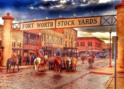 Fort Worth Stockyards Fort Worth Stockyards Map North Historical ...