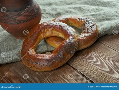 Bublik Traditional Russian Bread Royalty-Free Stock Photo ...