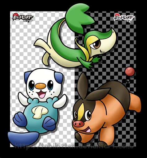 Pokemon Gen 5 Starters by TobiKitten on DeviantArt