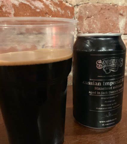 Russian Imperial Stout Hazelnut Edition Aged In Jack Daniels Barrels от ...