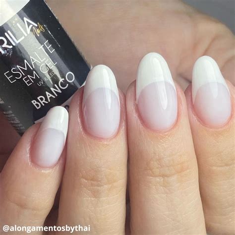 Esmalte Branco Em Gel - Esmalte em Gel Branco 10G Brilia Nails