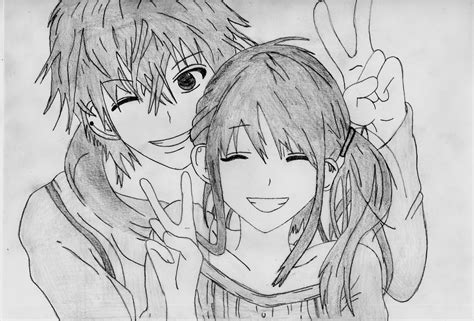 Anime couple drawing | Anime drawings, Anime couples drawings, Anime sketch