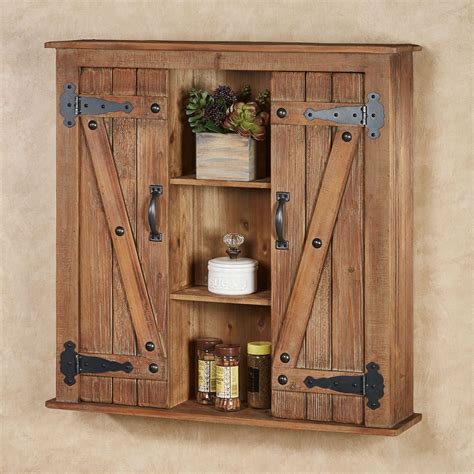 Outdoor Wood Wall Cabinet