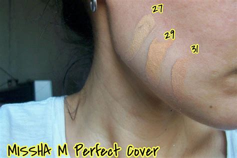 The garden of everything.: [MISSHA] Perfect Cover BB Cream (#23, 27 & 31)