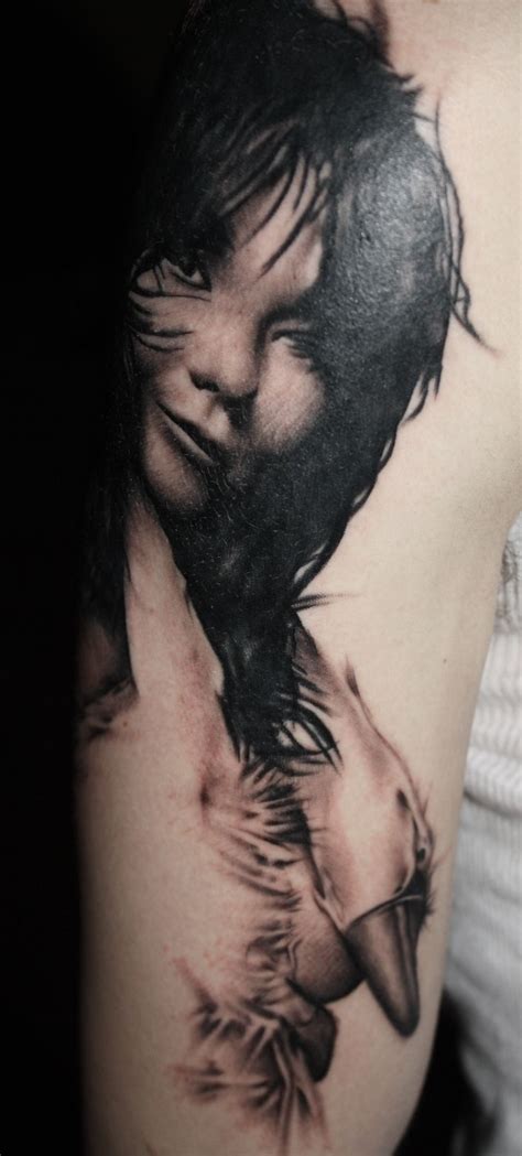 Bjork tattoo by Mike Storey at The Black Pearl in Toronto | Tatuaggi