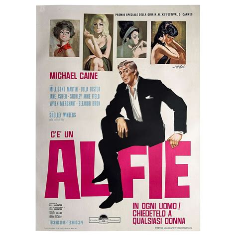 Alfie 1966 Italian 2 Foglio Film Poster, Sandro Symeoni in Antique Posters