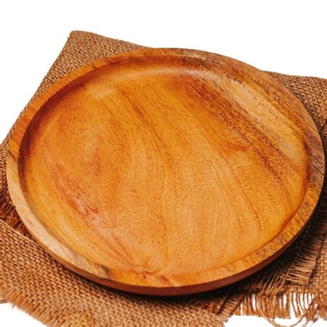 Jual [FREE GRAFIR] Piring Kayu | Hampers Kayu | Souvenir Kayu Custom ...