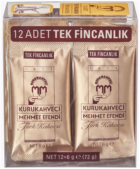 Mehmet Efendi Kurukahveci Turkish Coffee (12 x 6g) ab 7,50 ...