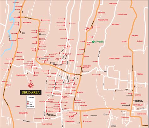 ubud map map ubud trip