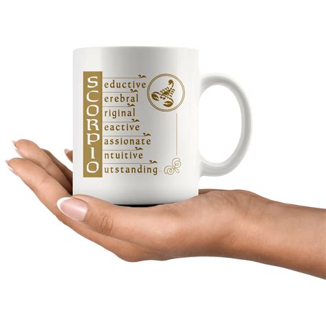 Scorpio Zodiac Coffee Mug - Constellation Coffee Cup - Great Gift For ...