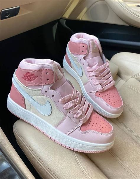 Nike air jordan 1 retro pink milk новинка жіночі рожеві кремові ...