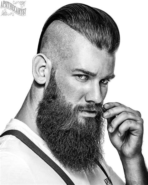 Брутальный мужчина с бородой | Hair and beard styles, Beard tattoo ...