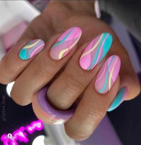Pin by Ольга on маникюр | Nail designs, Neon acrylic nails, Nail art