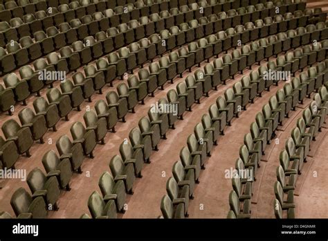 Empty theater seats - USA Stock Photo - Alamy