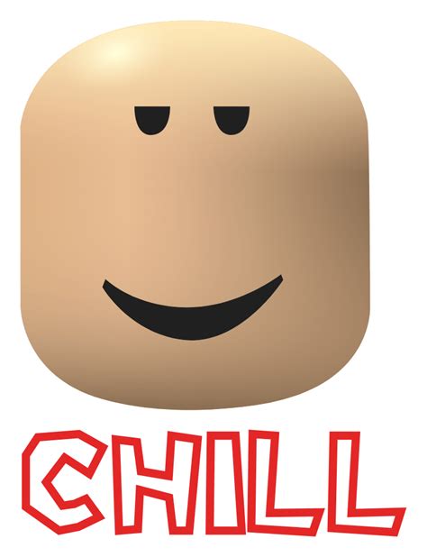 Roblox Chill Face | Face stickers, Chill, Roblox