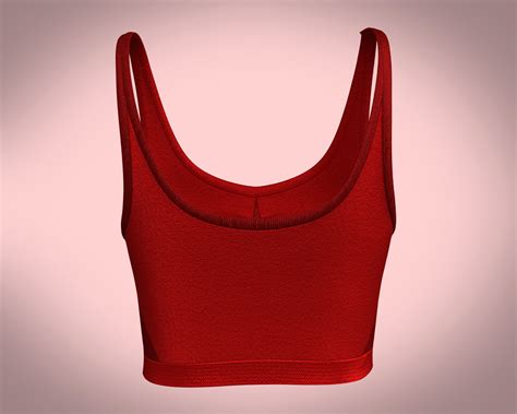 ArtStation - Girls Sports Bra-Tank Tops | Resources