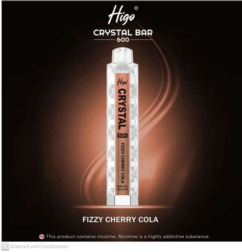HIGO CRYSTAL 600 - FIZZY CHERRY COLA – UNITY PACK