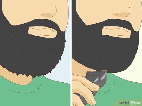 how to clean up beard