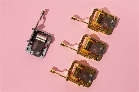 Free Photo | View of tiny music boxes collection