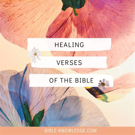 Bible Verses About Healing
