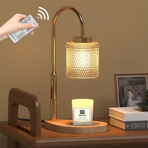 Candle Warmer Lamp with Dimmer and Remote, Elegant Electric Candle