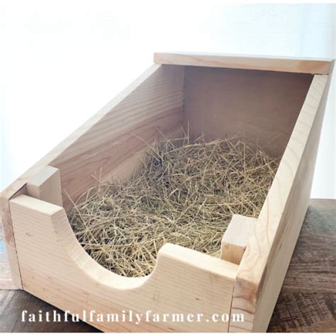 How To Make An Adjustable Rabbits Nesting Box - Faithful Family Farmer