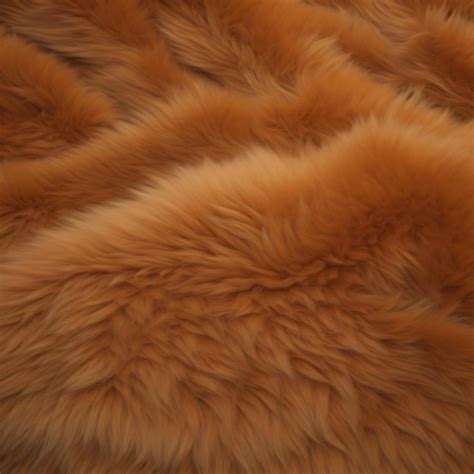 Premium AI Image | A close up of a fur rug with fur