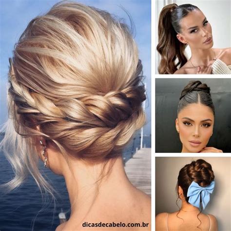 Penteados Presos Simples Para O Dia A Dia - 55 Penteados com Cabelos presos – Dicas de Cabelo