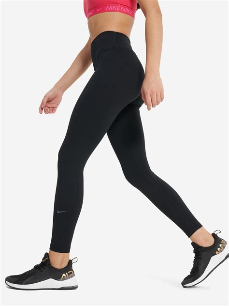 Легинсы женские Nike черный цвет — купить за 32540 тг со скидкой 30 % в ...