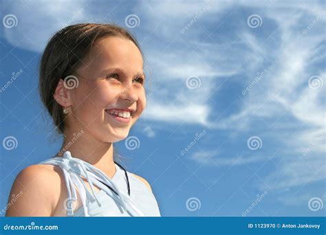 lady stock photo image  beauty eyes childhood