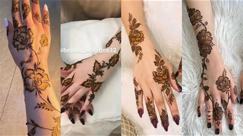 latest  trendy arabic mehndi designsunique  simple henna mehndi