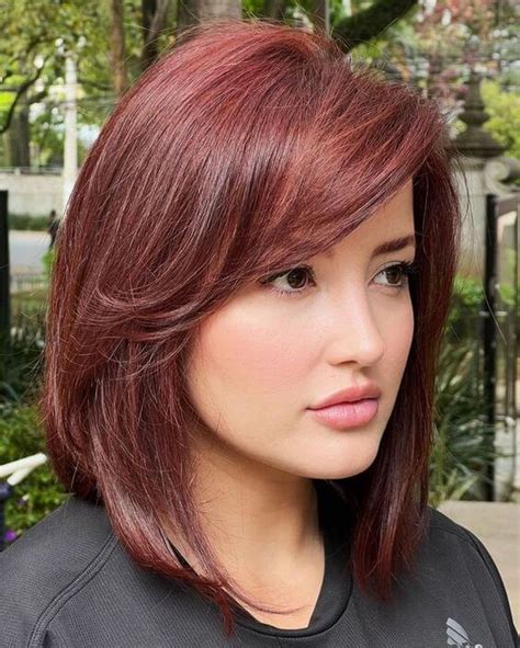 30 Exotic Dark Red Hair Colors Ideas To Keep Your Hair On Fleek