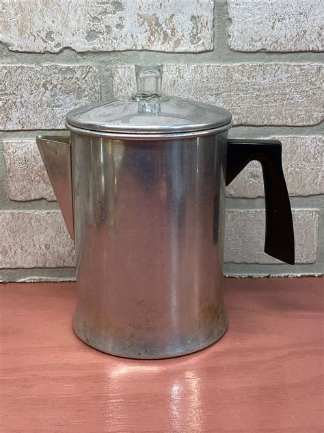 Vintage 5 Piece Percolator Coffee Maker - Etsy