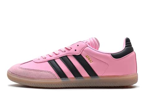 Розовые кеды Lionel Messi x adidas Samba Indoor купить