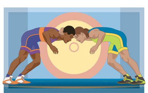 Wrestling mat Free Stock Vectors