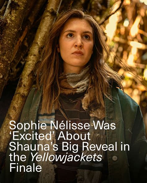ELLE Magazine (US) - Yellowjackets star Sophie Nélisse breaks down that