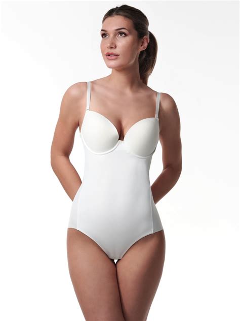 Ivory Seamless Low Back Bridal Body