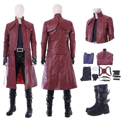 2018 Devil May Cry 5 Dante Cosplay Costume DMC 5 Dante Costumes Top Level