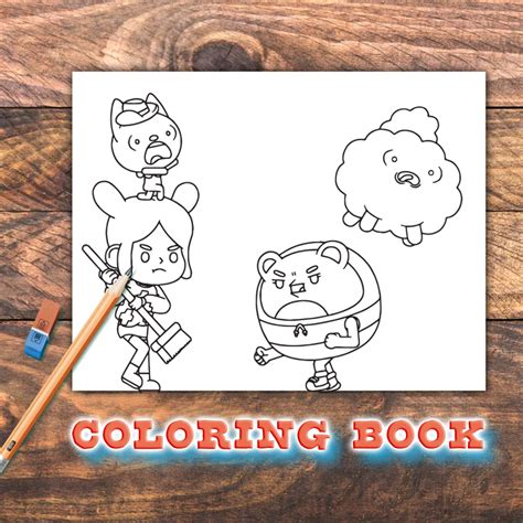 20 Toca Boca Coloring Pages for Kids, Best Gift for Girls, Best Gift ...