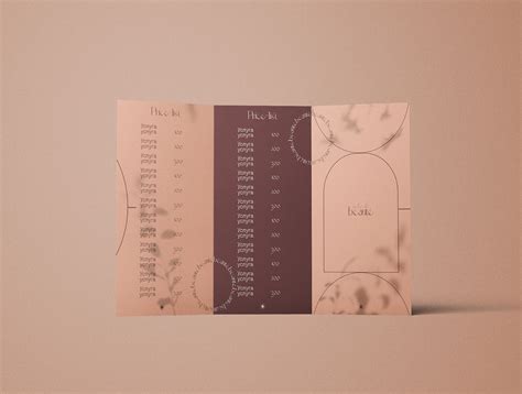 Price list / Прайс-лист on Behance