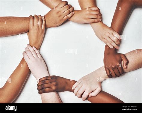 people integration  hands  isolated   white background