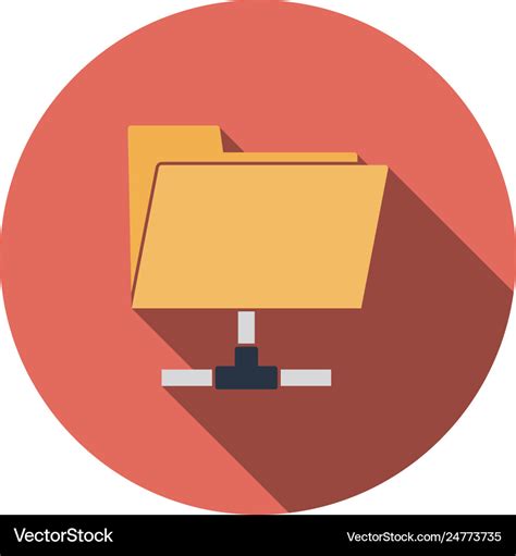 Shared folder icon Royalty Free Vector Image - VectorStock